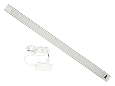 ULI-F47-8W/4500K/DIM SENSOR IP20 SILVER Светильник светодиодный для мебели. 500*30*11,5мм. 600Lm