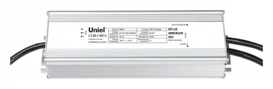 UET-L50 400W/DC24V IP67 Блок питания для прожекторов линейных DC24V, 400Вт. Алюминиевый корпус. TM Uniel