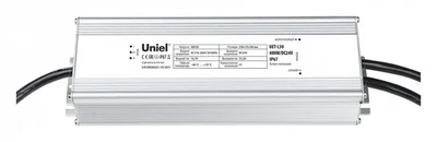UET-L50 400W/DC24V IP67 Блок питания для прожекторов линейных DC24V, 400Вт. Алюминиевый корпус. TM Uniel