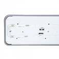 ULY-K70A 40W/4000K/L126 IP65 WHITE Светильник светодиодный промышленный. Белый свет (4000К). 4360Лм. 1260X150x100мм. Корпус белый. TM U