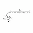 ULS-P71-2835-42LED/m-IP65-3M-SPLE RRP24C00 Комплект светодиодной ленты 3м. Спектр для фотосинтеза. Адаптер 24Вт. Блистер