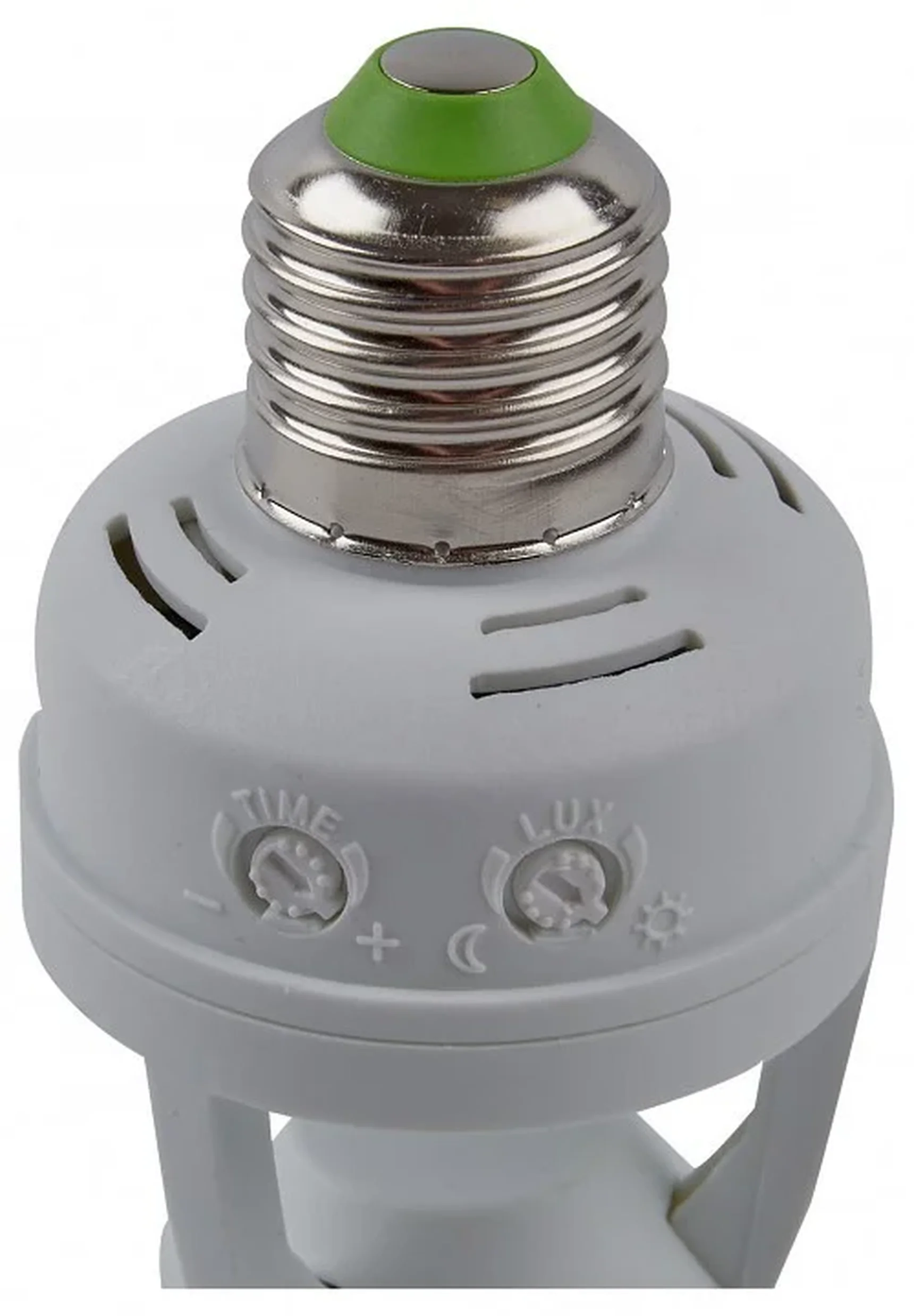 USN-R50 60W/360R/E27 WHITE Датчик движения ИК, под лампу Е27. 7м, 10сек. - 5мин., IP20