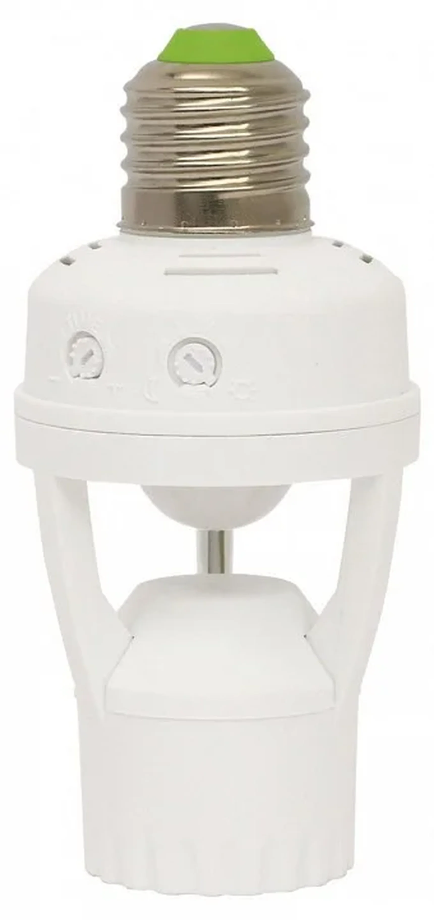 USN-R50 60W/360R/E27 WHITE Датчик движения ИК, под лампу Е27. 7м, 10сек. - 5мин., IP20