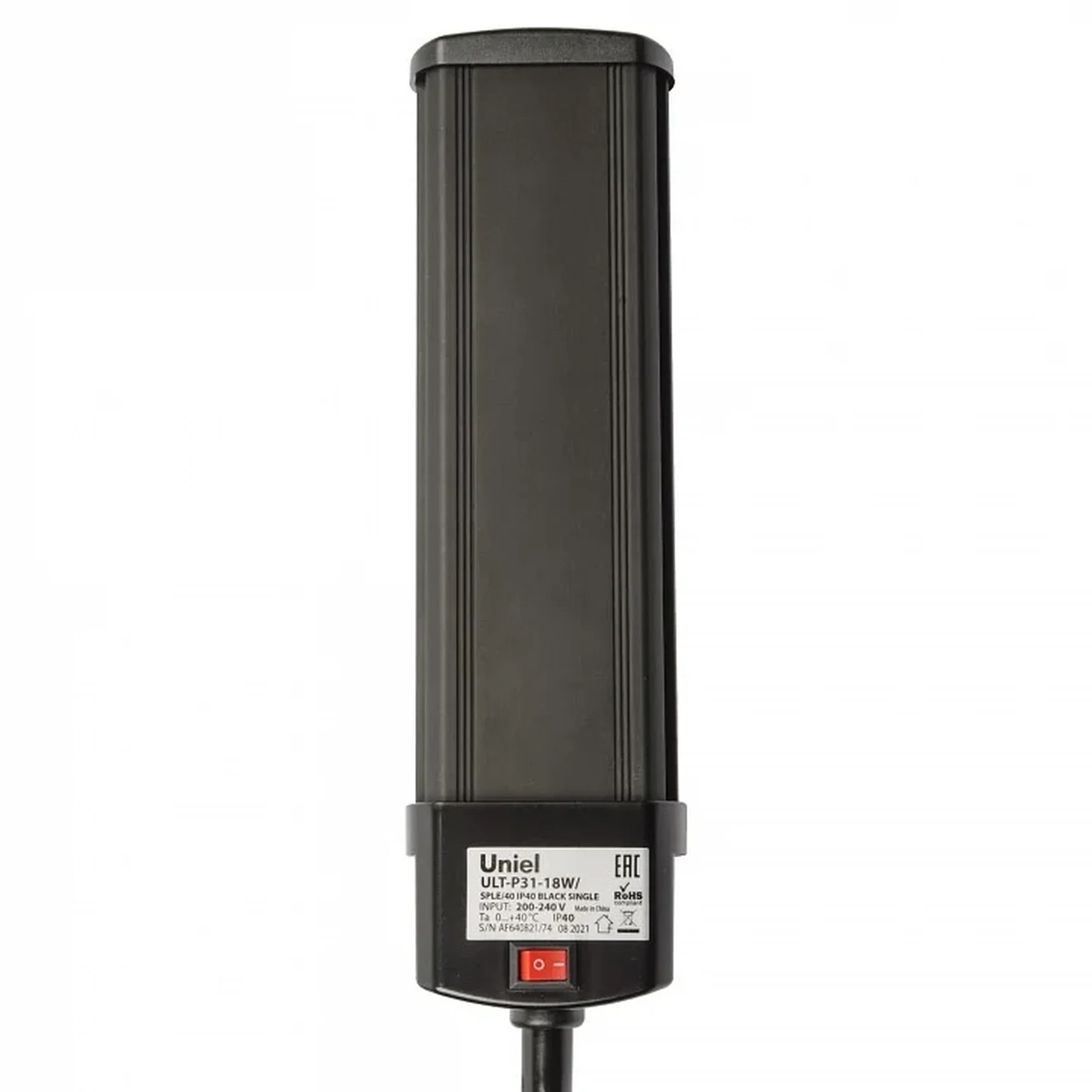 ULT-P31-18W/SPLE/40 IP40 BLACK SINGLE Светильник для растений светодиодный, на прищепке. Спектр для фотосинтеза