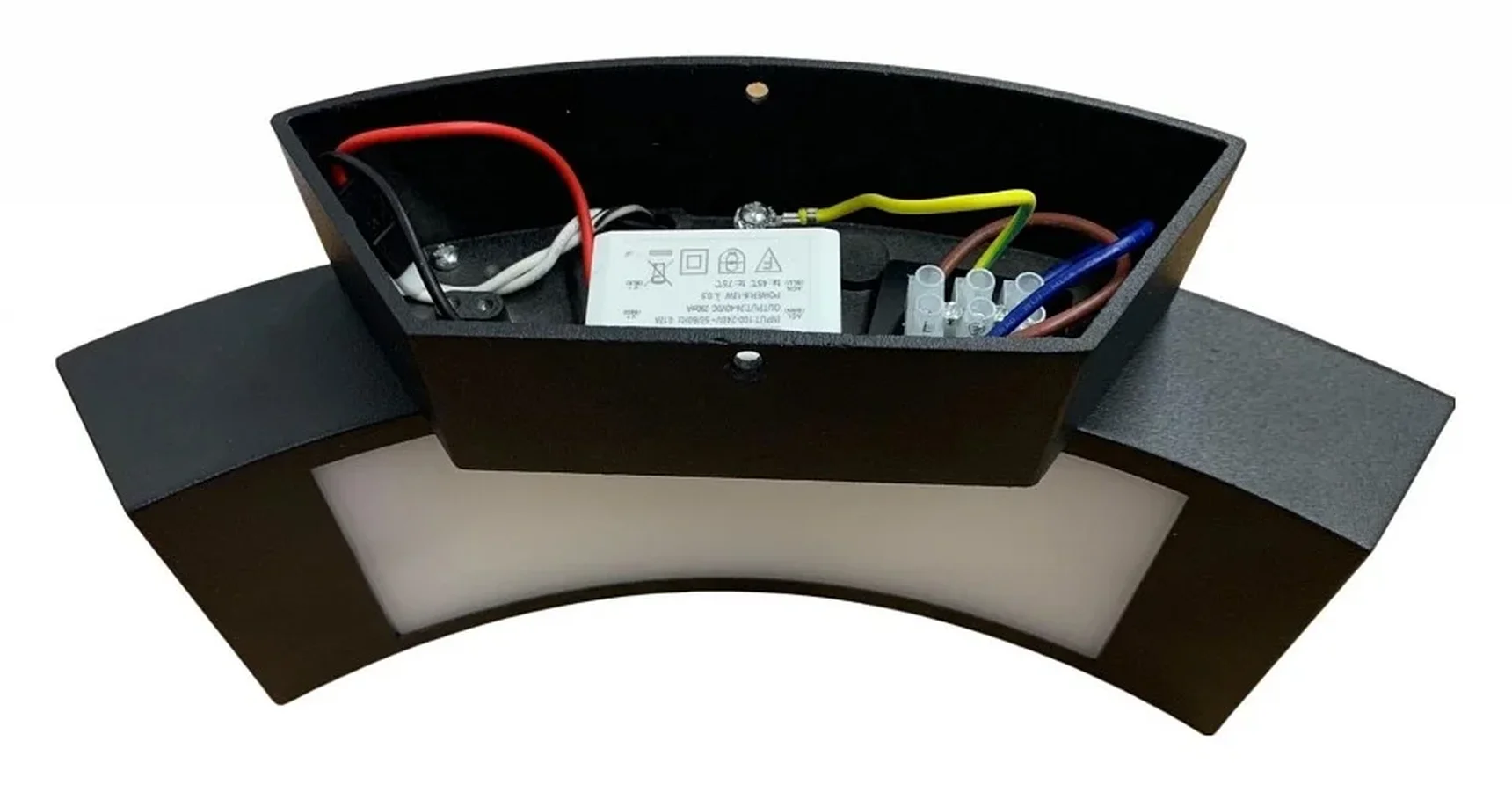 ULU-S72A-14W/4000K IP65 BLACK Светильник светодиодный уличный. Архитектурный накладной. Белый свет (4000K). Корпус черный