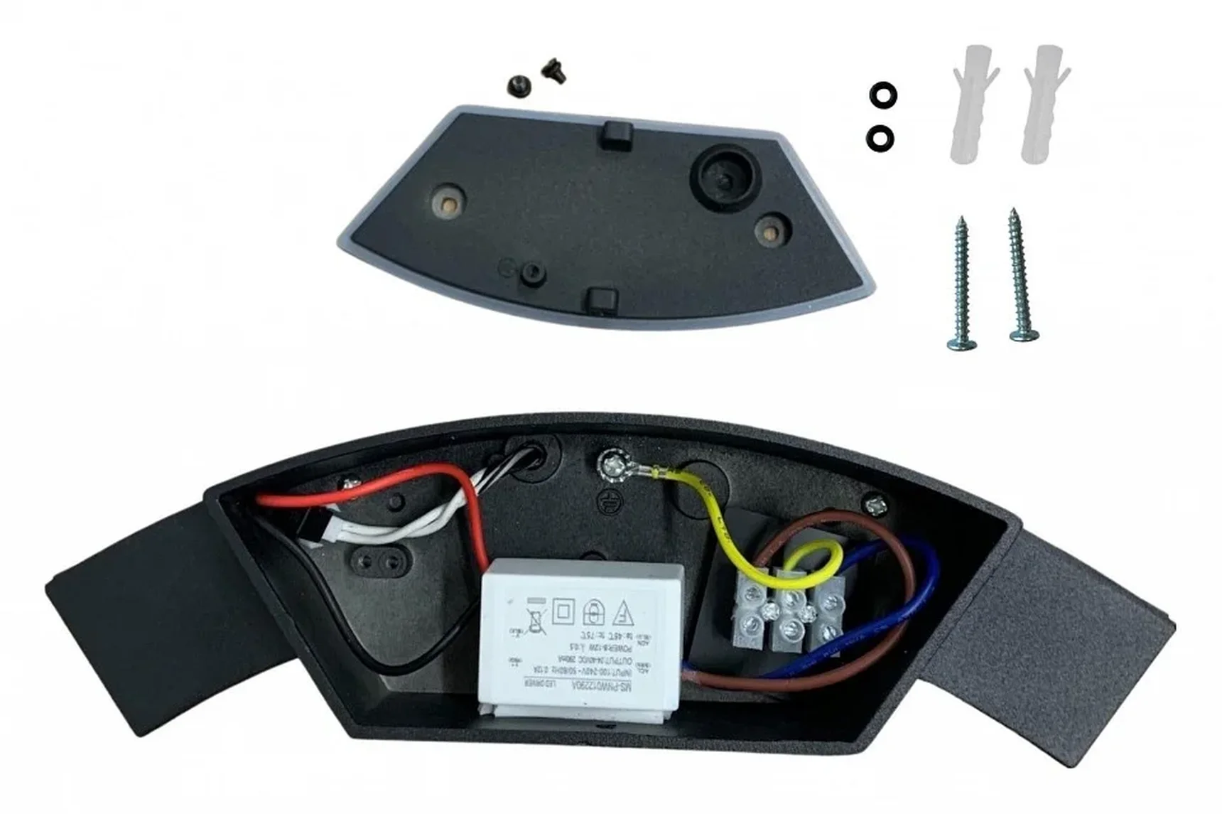ULU-S72A-14W/4000K IP65 BLACK Светильник светодиодный уличный. Архитектурный накладной. Белый свет (4000K). Корпус черный