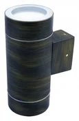 UUL-S92A 2х50W/GX53 IP65 BRONZE Светильник уличный, под две лампы GX53. Архитектурный накладной. Корпус бронза