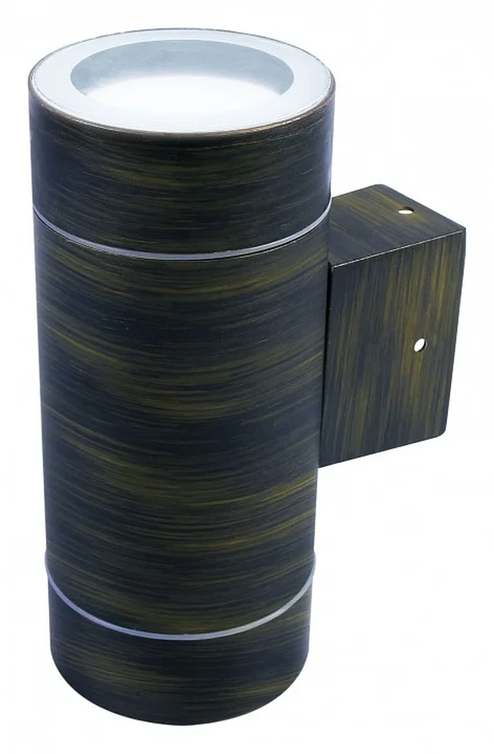 UUL-S92A 2х50W/GX53 IP65 BRONZE Светильник уличный, под две лампы GX53. Архитектурный накладной. Корпус бронза