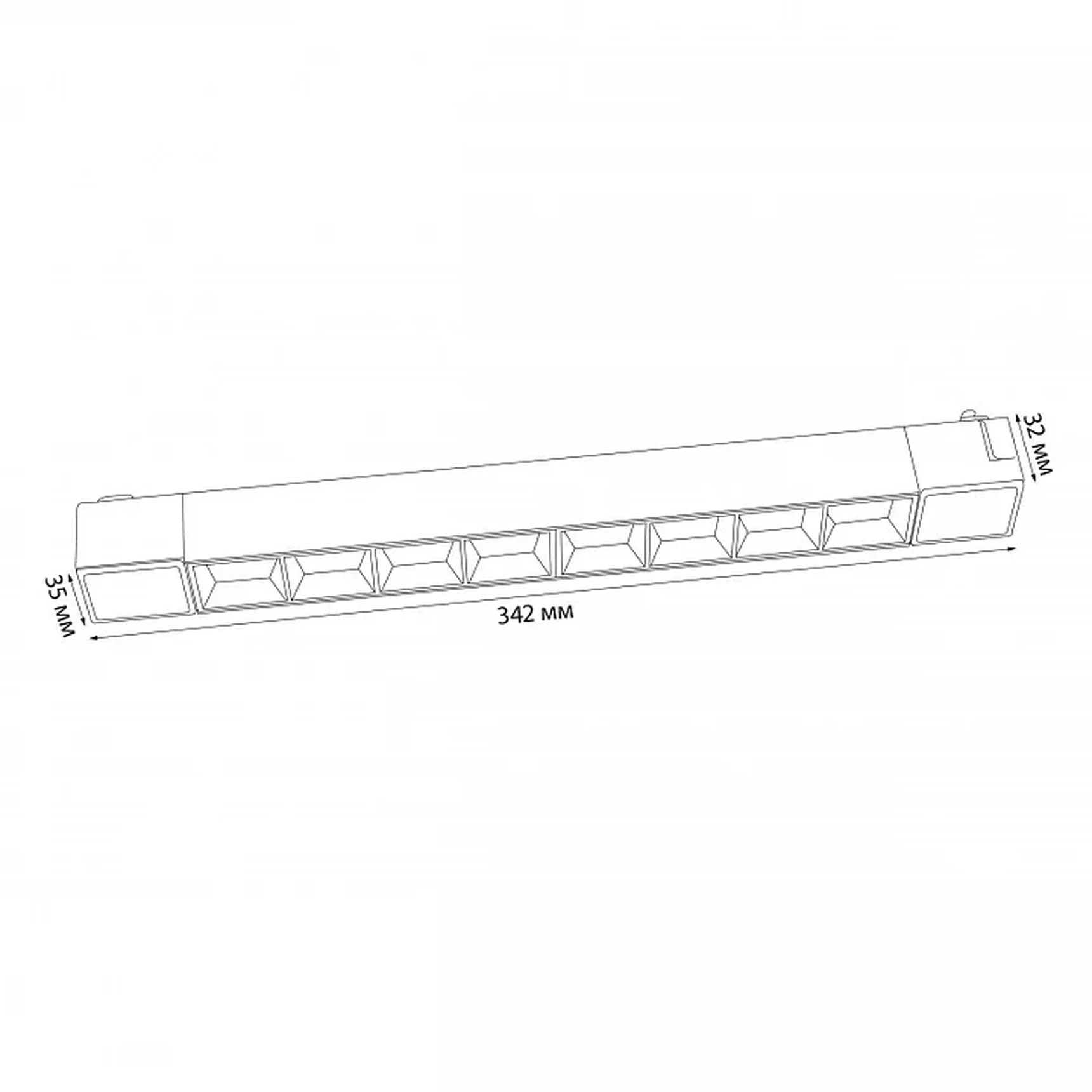 ULB-Q282 20W/4000K BLACK Светильник-прожектор светодиодный трековый