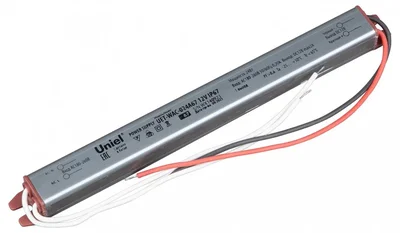 UET-WAC-024A67 12V IP67 Блок питания ультратонкий, 24Вт. Металлический корпус. TM Uniel