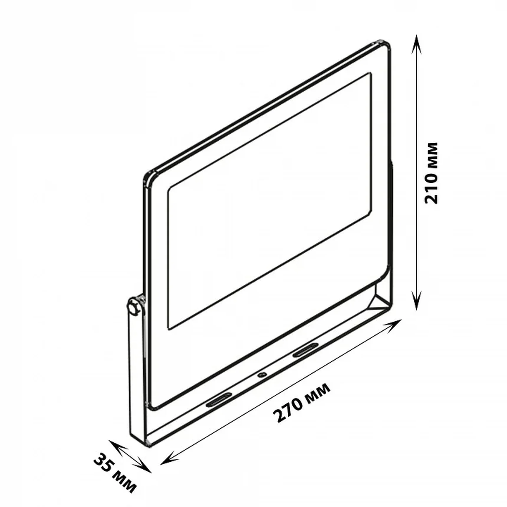 ULF-P42-100W/SPBR IP65 180-260V BLACK Прожектор для растений светодиодный