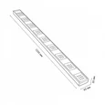 ULO-EL120B-100W/4000K/K SILVER LINKABLE Светильник светодиодный накладной, соединяемый. Белый свет (4000K). Корпус серебристый. Угол 60