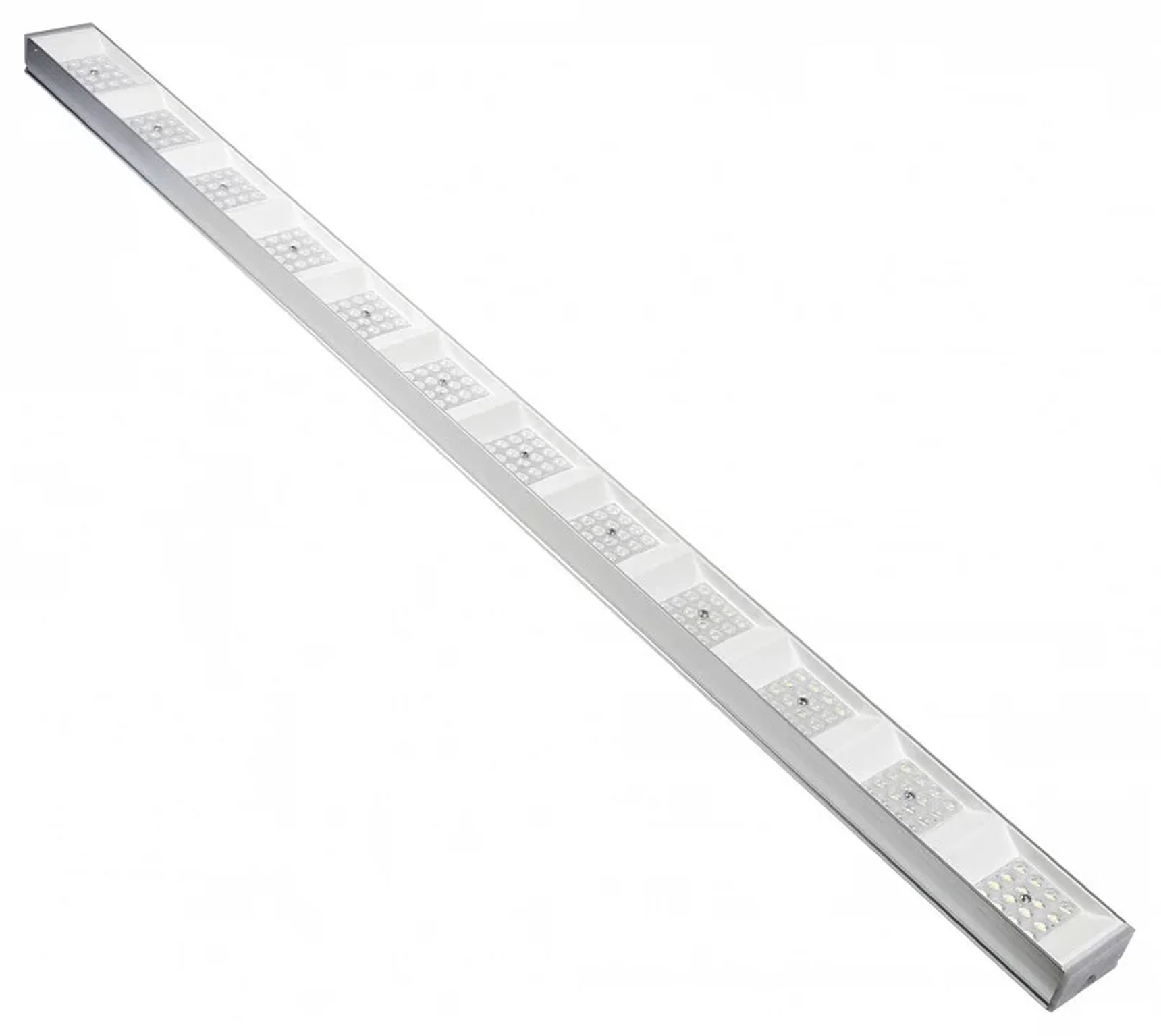 ULO-EL120B-100W/4000K/K SILVER LINKABLE Светильник светодиодный накладной, соединяемый. Белый свет (4000K). Корпус серебристый. Угол 60