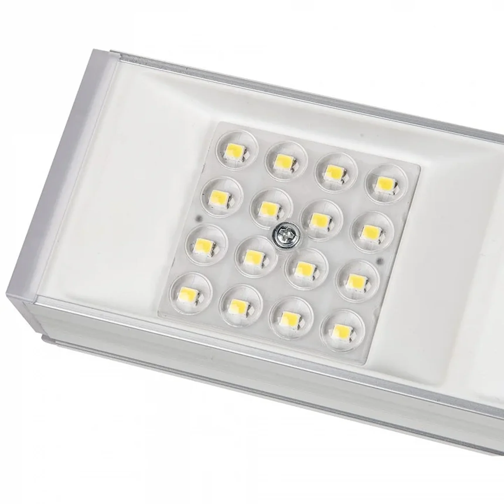 ULO-EL120B-100W/6500K/K SILVER LINKABLE Светильник светодиодный накладной, соединяемый. Дневной свет (6500K). Корпус серебристый. Угол