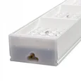 ULO-EL120B-100W/6500K/K SILVER LINKABLE Светильник светодиодный накладной, соединяемый. Дневной свет (6500K). Корпус серебристый. Угол