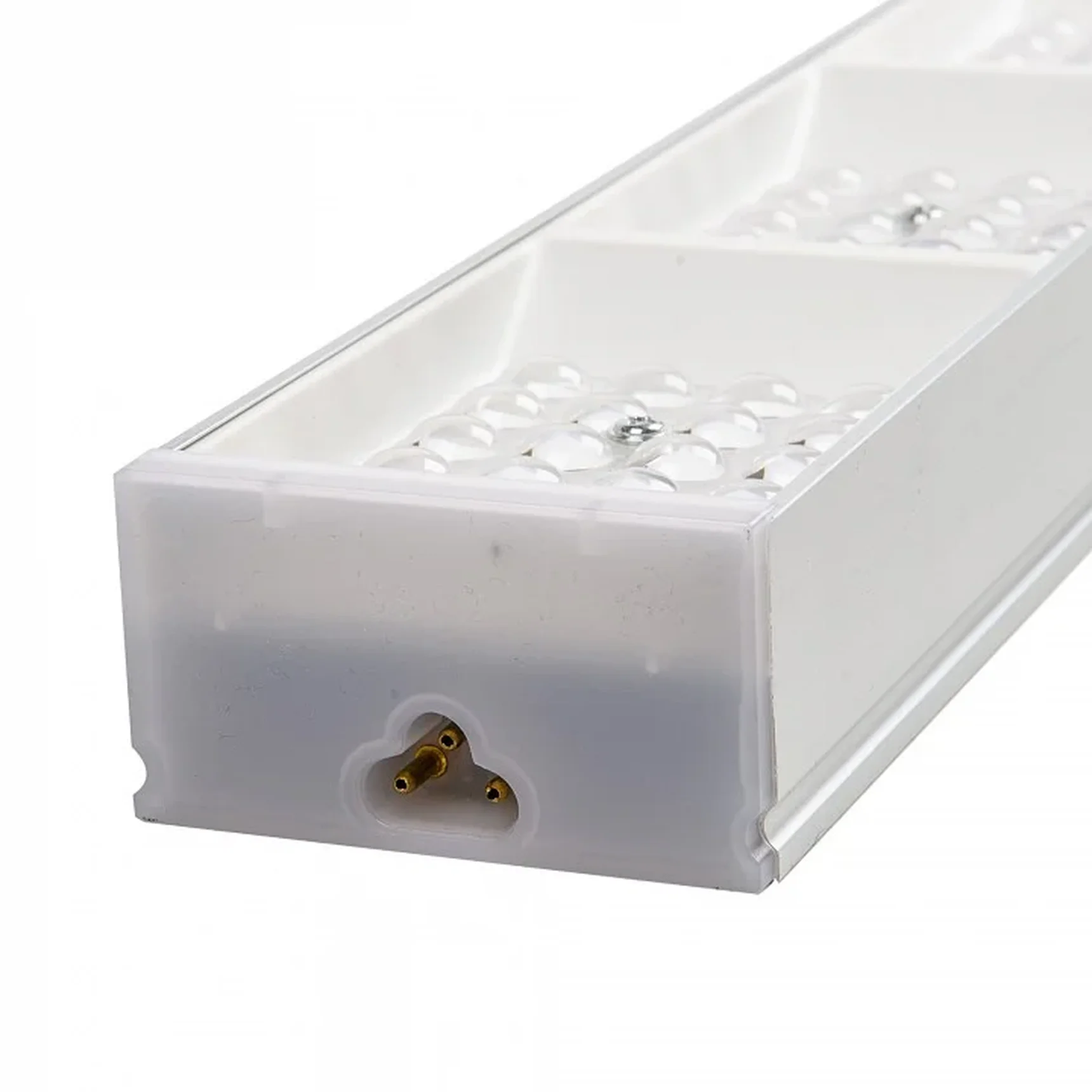 ULO-EL120B-100W/6500K/K SILVER LINKABLE Светильник светодиодный накладной, соединяемый. Дневной свет (6500K). Корпус серебристый. Угол