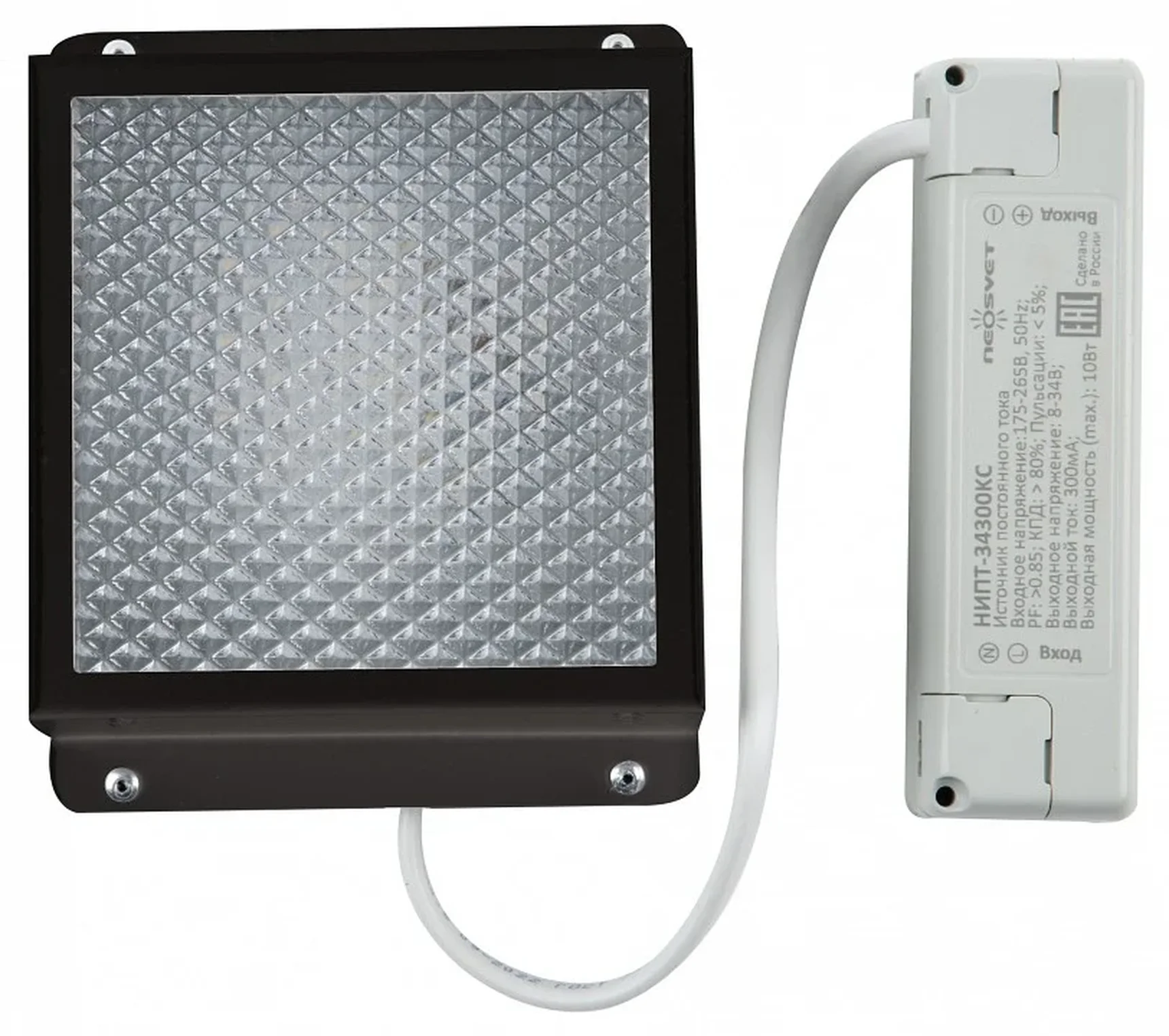 ULP-1010 7W/4000К IP40 GRILYATO BLACK Светильник светодиодный потолочный встраиваемый. Белый свет