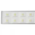 ULO-FL120C-100W/4000K/K SILVER LINKABLE Светильник светодиодный накладной, соединяемый. Белый свет (4000K). Корпус серебристый. Угол 12