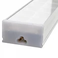 ULO-FL120C-100W/4000K/K SILVER LINKABLE Светильник светодиодный накладной, соединяемый. Белый свет (4000K). Корпус серебристый. Угол 12