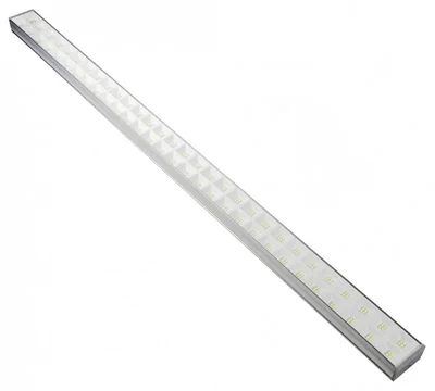ULO-FL120C-100W/4000K/K SILVER LINKABLE Светильник светодиодный накладной, соединяемый. Белый свет (4000K). Корпус серебристый. Угол 12