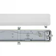 ULO-C41A T8x2/L128 IP65 WHITE Светильник линейный накладной. Без ламп. Цоколь G13, под лампы Т8 (2х20Вт)