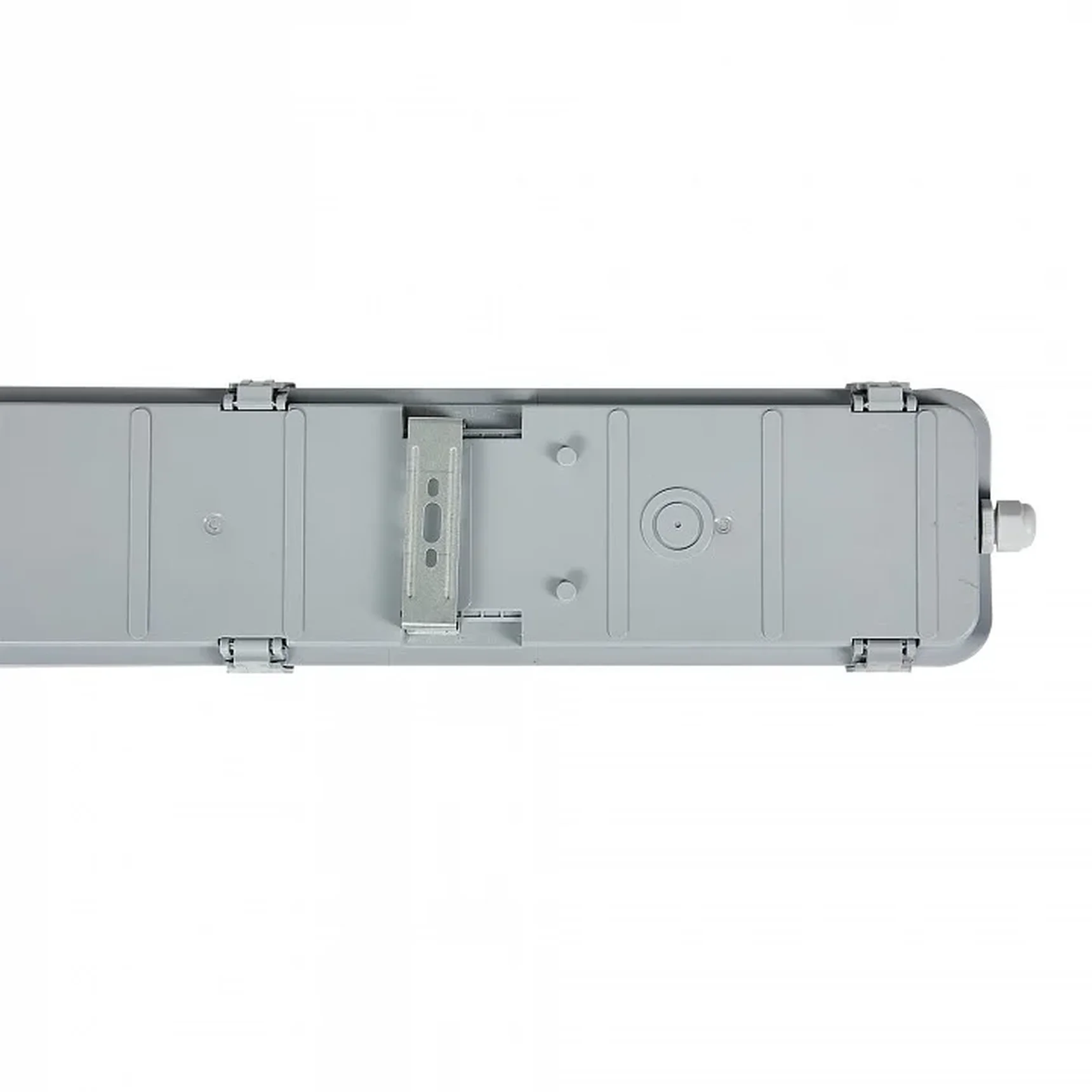ULO-C41A T8x2/L128 IP65 WHITE Светильник линейный накладной. Без ламп. Цоколь G13, под лампы Т8 (2х20Вт)