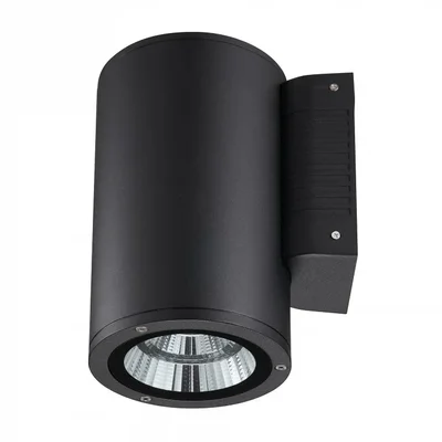 ULU-S21С-22W/6400K IP65 BLACK Светильник светодиодный уличный. Архитектурный накладной. Дневной свет (6400K). Корпус черный
