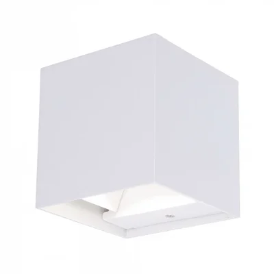 ULU-S55B-2x3W/3000K+4000K+6000K IP65 WHITE Светильник светодиодный уличный. Архитектурный накладной. С переключателем цвета свечения. Т
