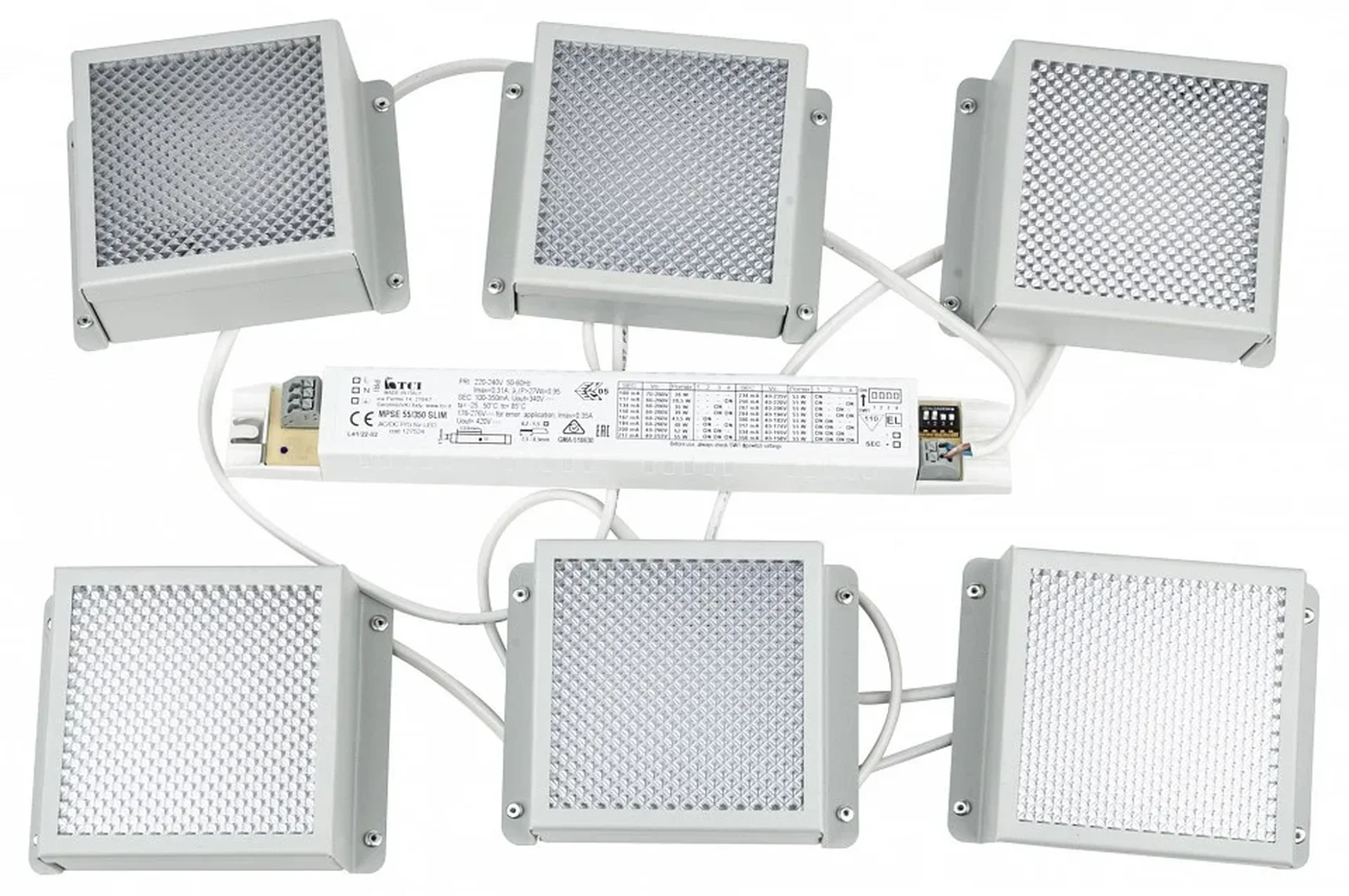 ULP-0808 42W/4000К IP40 GRILYATO WHITE KIT06 Светильники светодиодные потолочные встраиваемые