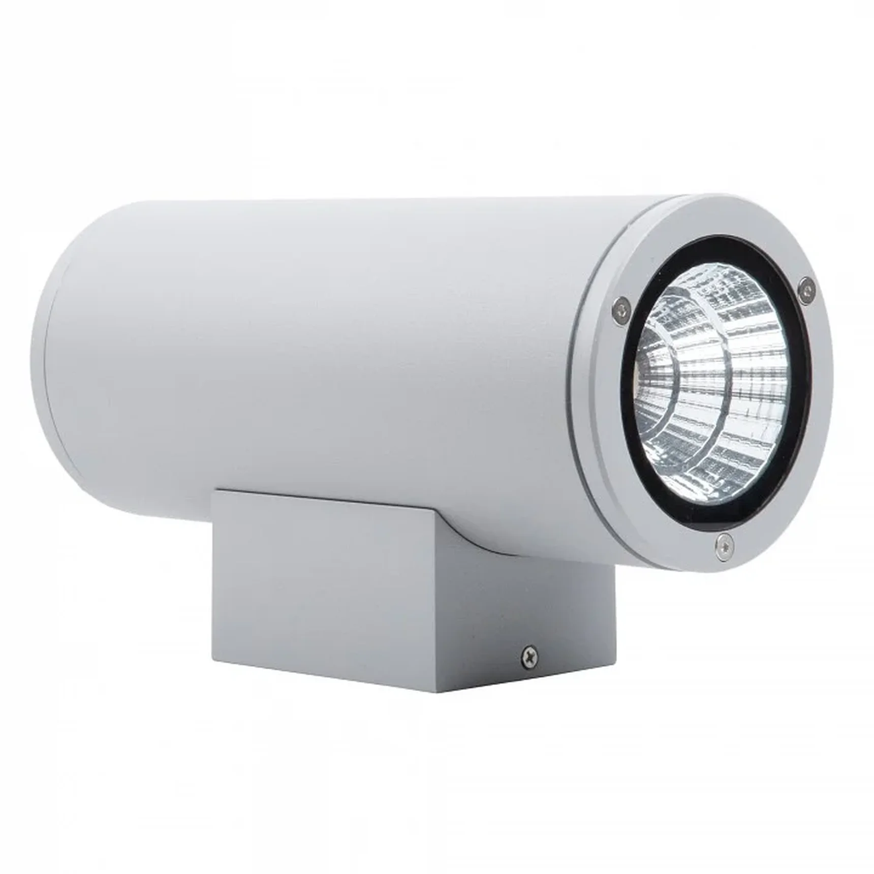 ULU-S22D-2x22W/2700K IP65 LIGHT GREY Светильник светодиодный уличный. Архитектурный накладной. Теплый белый свет (2700K). Корпус светло