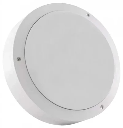 ULW-K15A 25W/4000K IP65 WHITE Светильник светодиодный влагозащищенный. Круг. Белый свет (4000K). 3000Лм. 220X70мм. Корпус белый. ТМ Uni