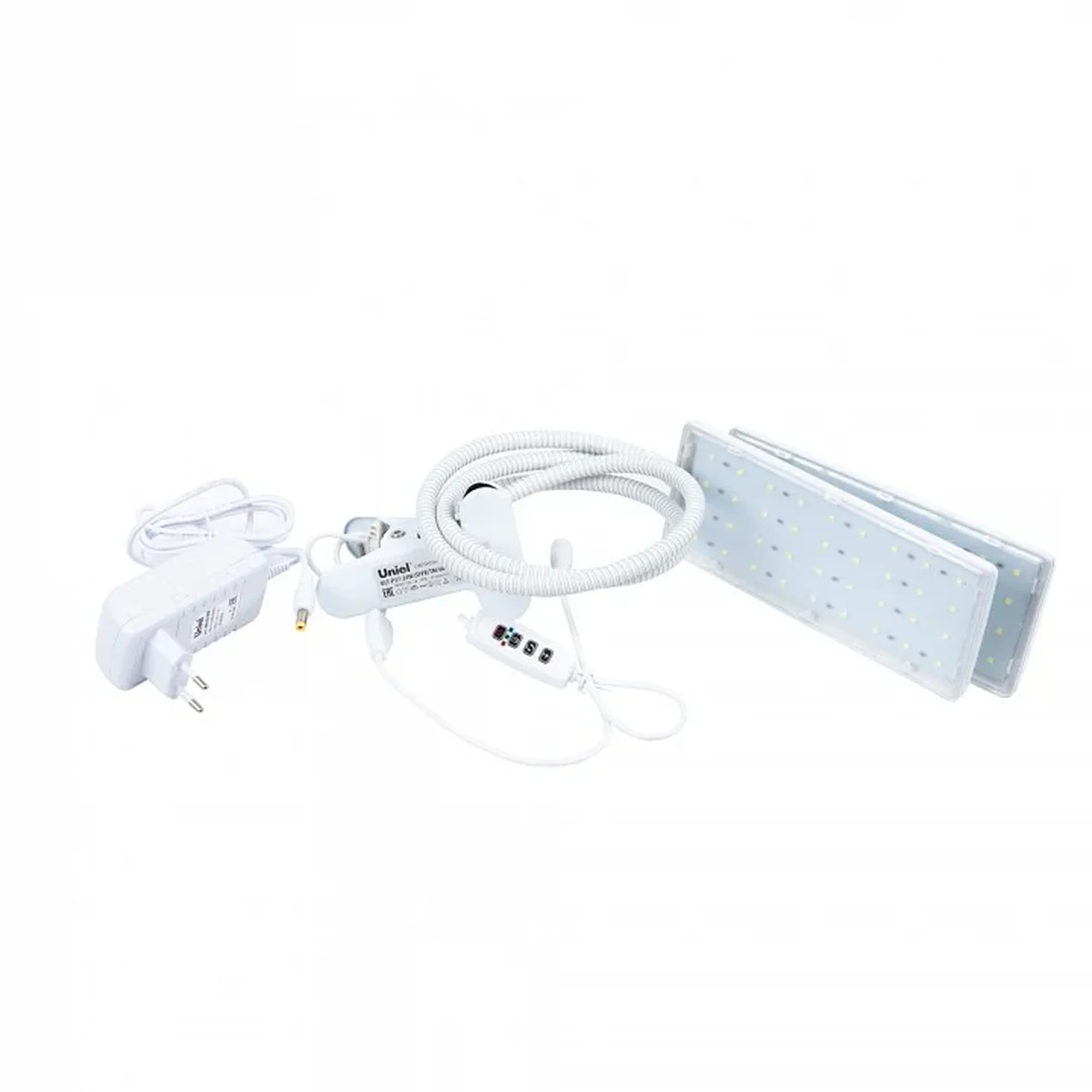 ULT-P37-24W/SPFR/TM/60 IP40 WHITE TWIN Светильник для растений светодиодный с таймером, на прищепке. Спектр для фотосинтеза