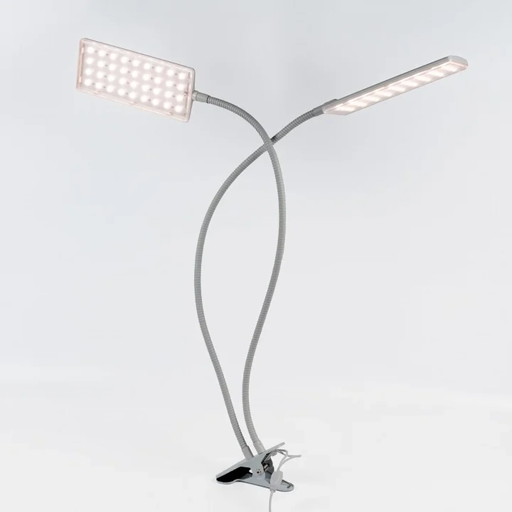 ULT-P37-24W/SPFR/TM/60 IP40 WHITE TWIN Светильник для растений светодиодный с таймером, на прищепке. Спектр для фотосинтеза