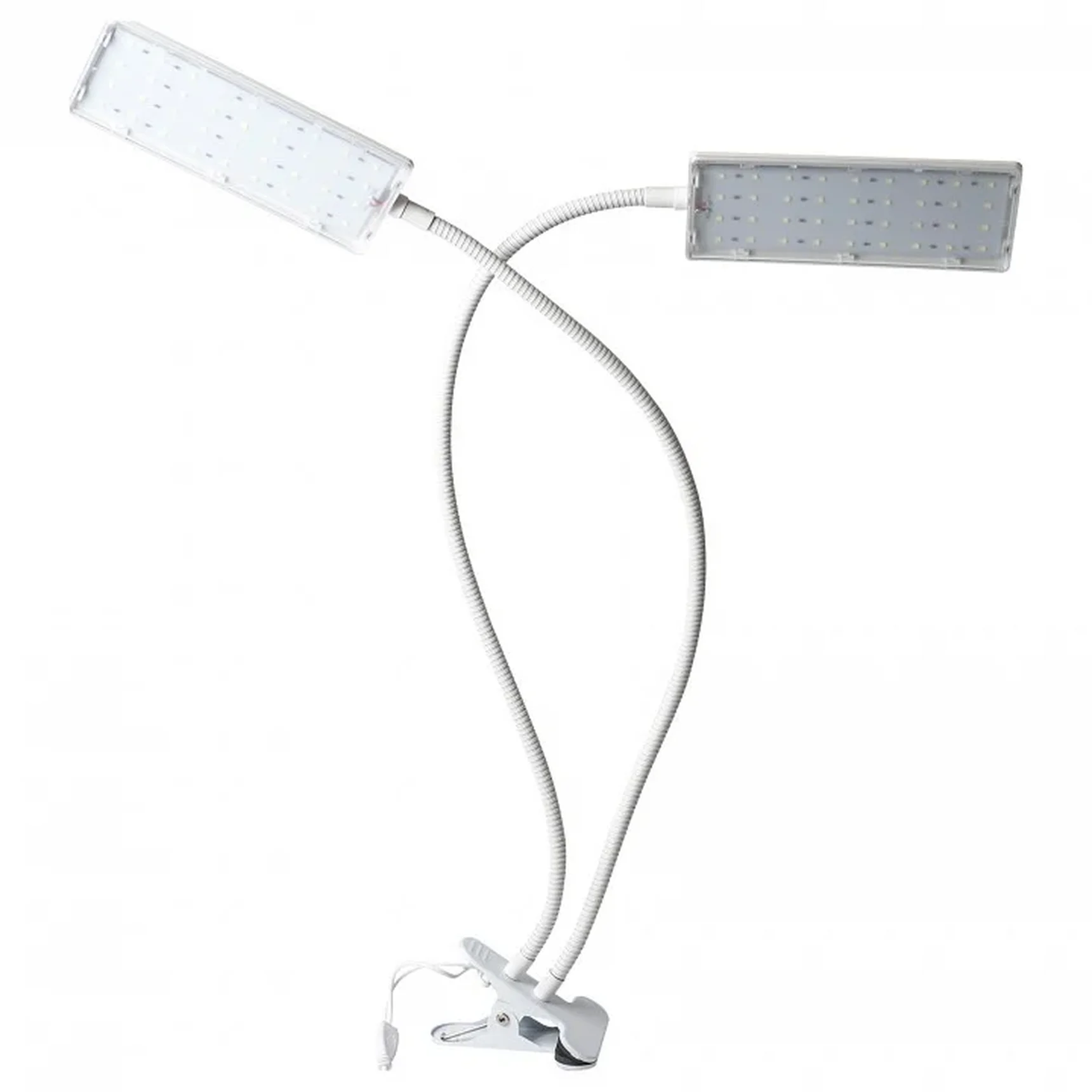 ULT-P37-24W/SPFR/TM/60 IP40 WHITE TWIN Светильник для растений светодиодный с таймером, на прищепке. Спектр для фотосинтеза