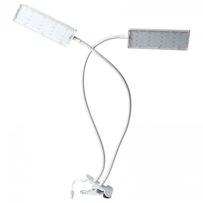 ULT-P37-24W/SPFR/TM/60 IP40 WHITE TWIN Светильник для растений светодиодный с таймером, на прищепке. Спектр для фотосинтеза