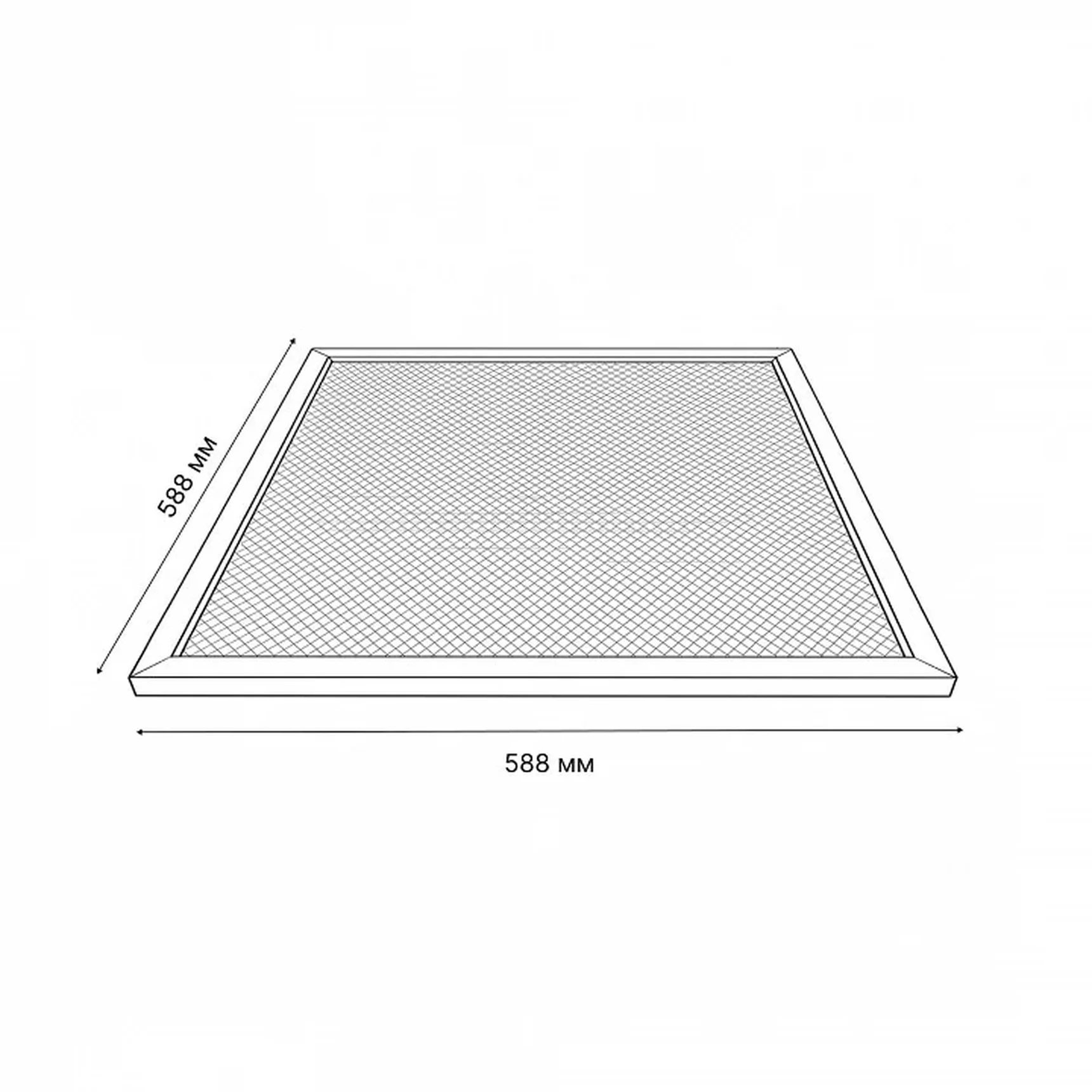 ULP-6060-36W/4000К IP40 GRILYATO WHITE Светильник светодиодный потолочный универсальный