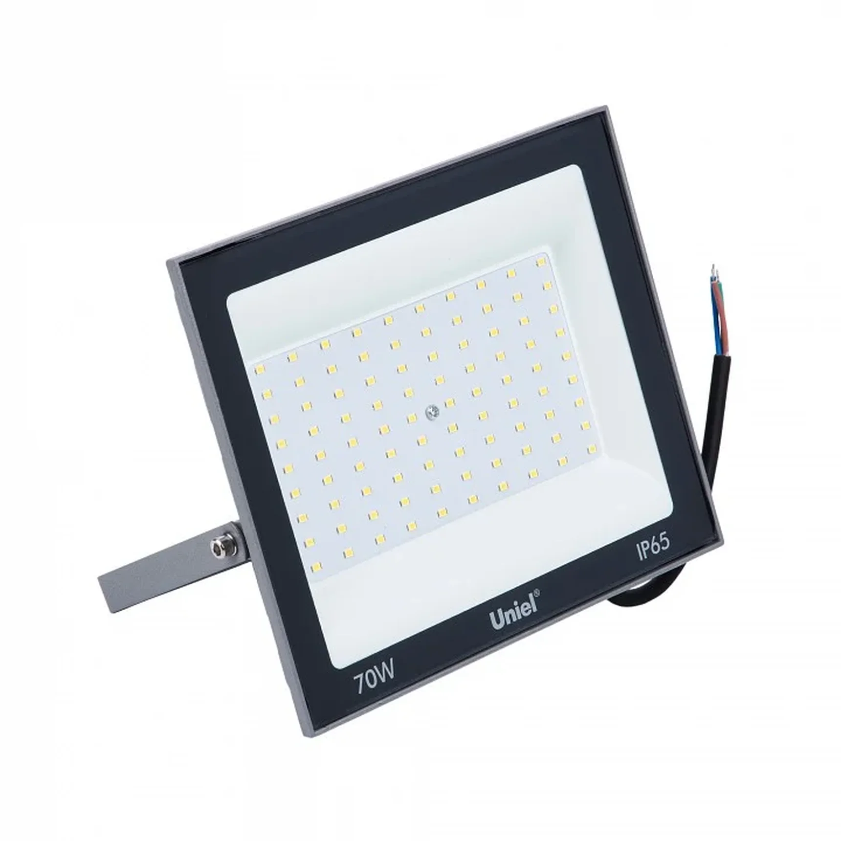 ULF-F23-70W/6500K IP65 160-240V GREY Прожектор светодиодный. Дневной свет (6500K). Корпус серый