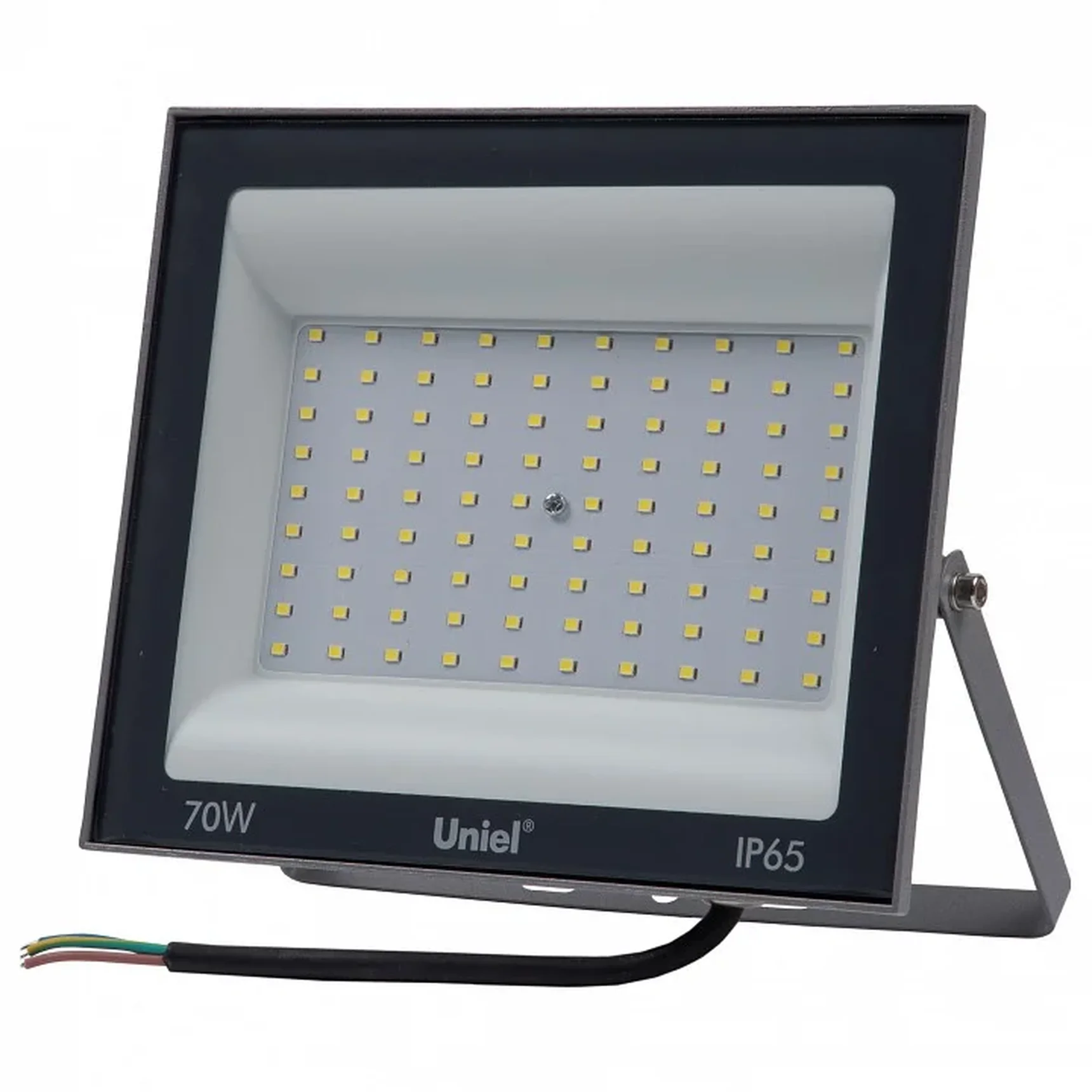 ULF-F23-70W/6500K IP65 160-240V GREY Прожектор светодиодный. Дневной свет (6500K). Корпус серый