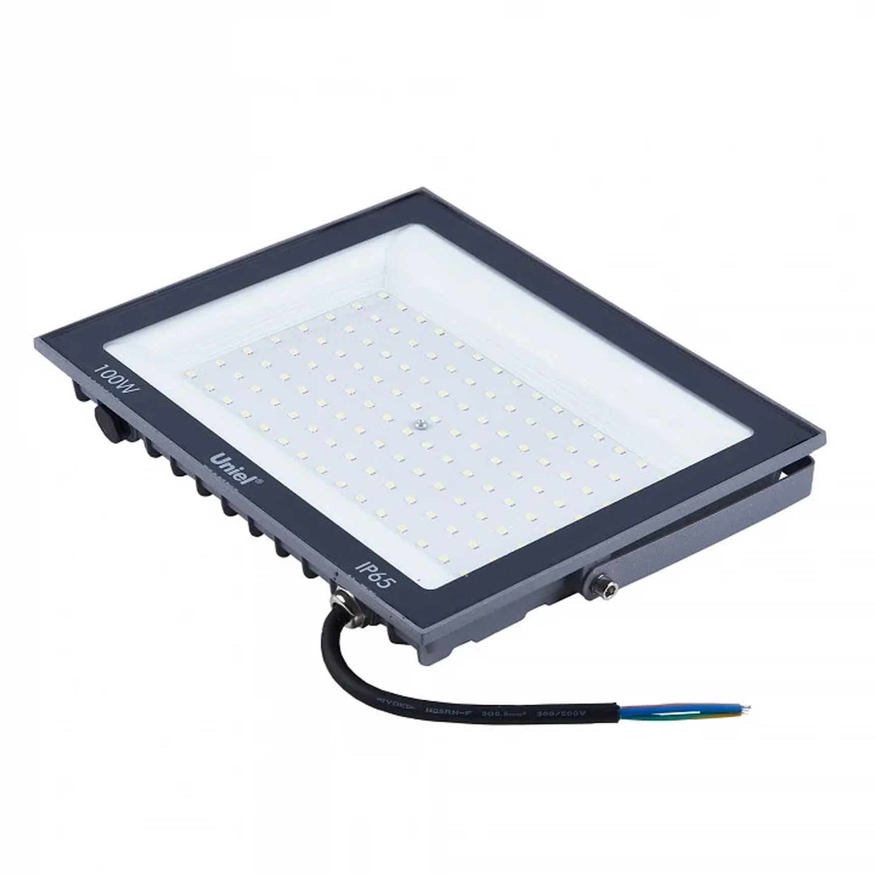 ULF-F23-100W/6500K IP65 160-240V GREY Прожектор светодиодный. Дневной свет (6500K). Корпус серый