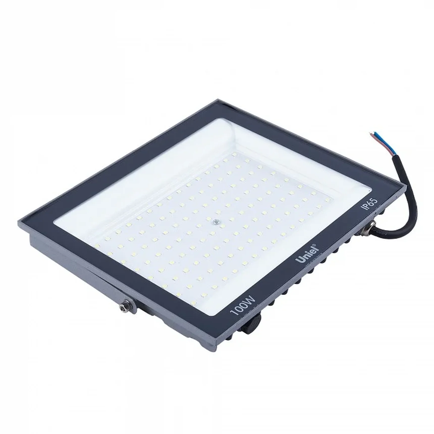 ULF-F23-100W/6500K IP65 160-240V GREY Прожектор светодиодный. Дневной свет (6500K). Корпус серый