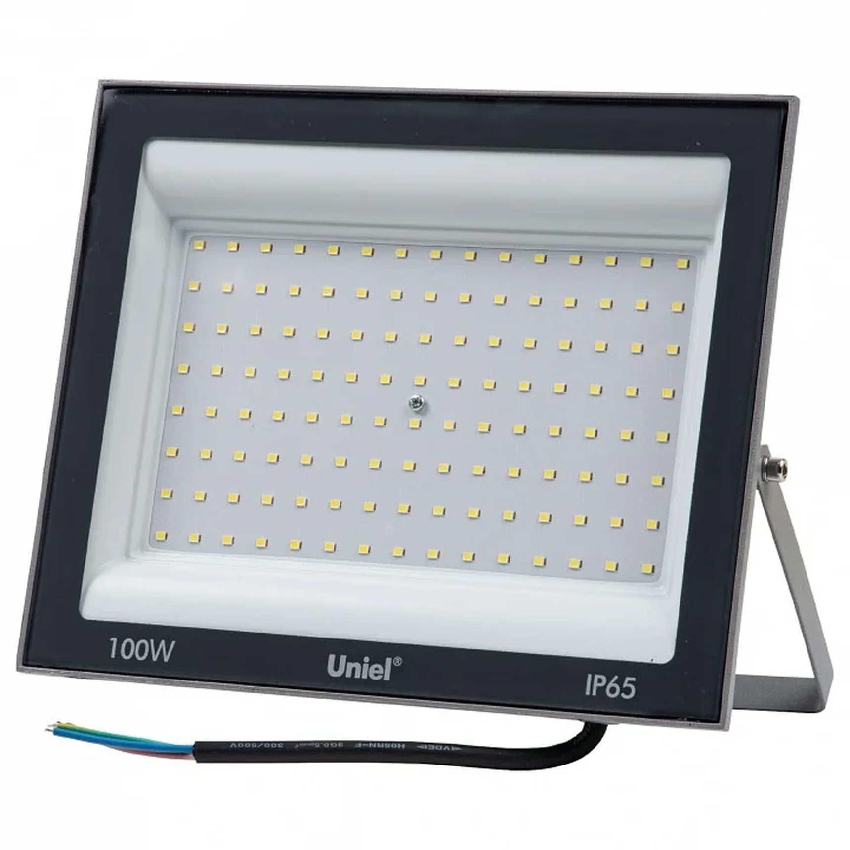 ULF-F23-100W/6500K IP65 160-240V GREY Прожектор светодиодный. Дневной свет (6500K). Корпус серый