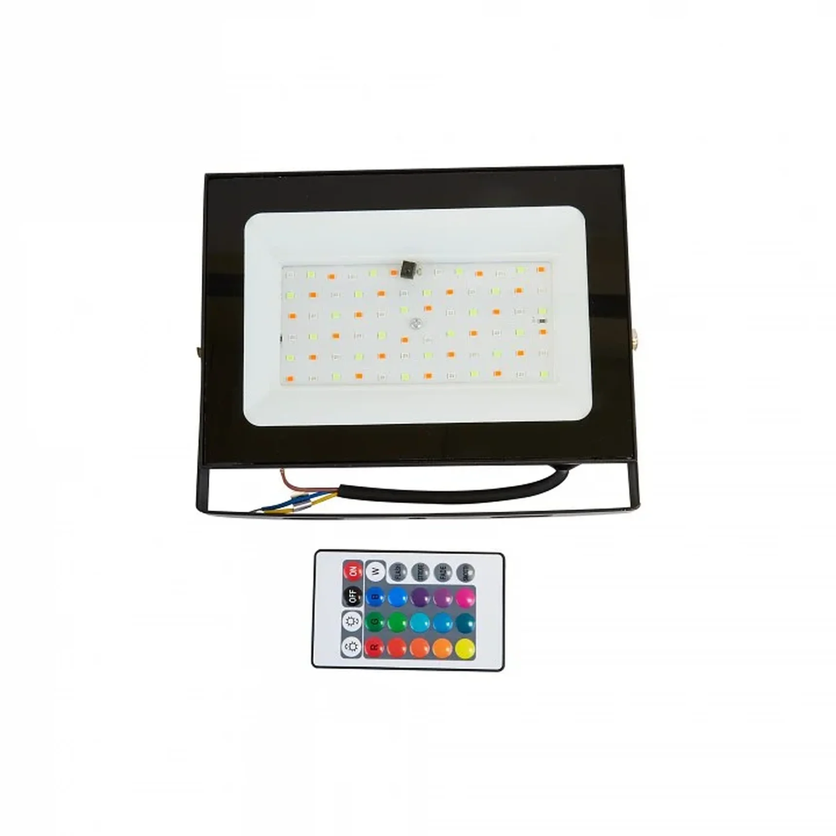 ULF-F60-50W/RGB IP65 200-240В BLACK N1 Прожектор светодиодный. Мультиколор. Пульт ДУ (в/к). Корпус черный