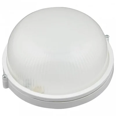 ULW-K21B 12W/4000K IP54 WHITE Светильник светодиодный влагозащищенный. Круг. Белый свет (4000K). 1200Лм. Диаметр 188мм. Корпус белый. Т