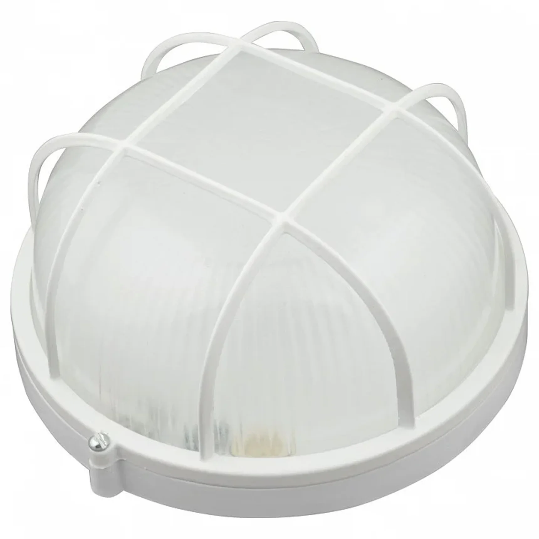 ULW-K22B 12W/4000K IP54 WHITE Светильник светодиодный влагозащищенный. Круг с решеткой. Белый свет (4000K). 1200Лм. Диаметр 188мм. Корп
