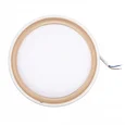 ULW-Q281 24W/6500K/F20 IP65 WHITE Светильник светодиодный влагозащищенный. Круг. Дневной свет (6500K). 200x160x58 мм. Корпус белый. Цве