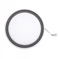 ULW-Q281 24W/6500K/F20 IP65 WHITE Светильник светодиодный влагозащищенный. Круг. Дневной свет (6500K). 200x160x58 мм. Корпус белый. Цве