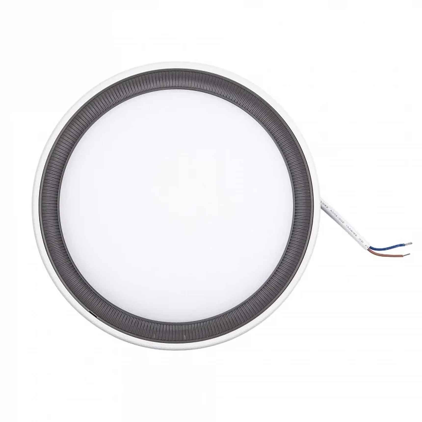 ULW-Q281 24W/6500K/F20 IP65 WHITE Светильник светодиодный влагозащищенный. Круг. Дневной свет (6500K). 200x160x58 мм. Корпус белый. Цве