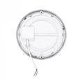 ULW-Q281 24W/6500K/F20 IP65 WHITE Светильник светодиодный влагозащищенный. Круг. Дневной свет (6500K). 200x160x58 мм. Корпус белый. Цве