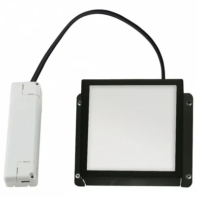 ULP-1010 7W/4000К IP40 GRILYATO OPAL BLACK Светильник светодиодный потолочный встраиваемый