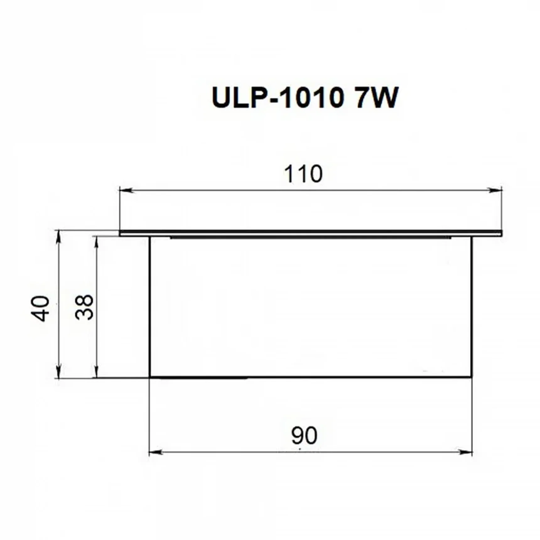 ULP-1010 7W/4000К IP40 GRILYATO OPAL WHITE Светильник светодиодный потолочный встраиваемый
